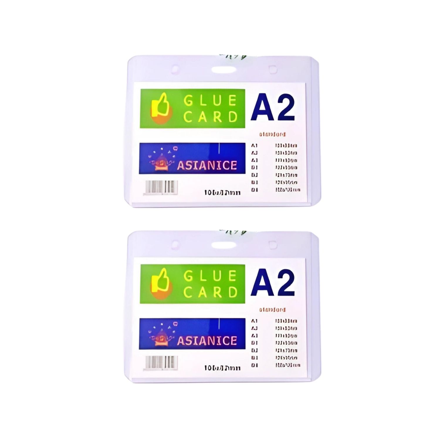 ID Glue Card Thick Horizontal and Vertical option photo