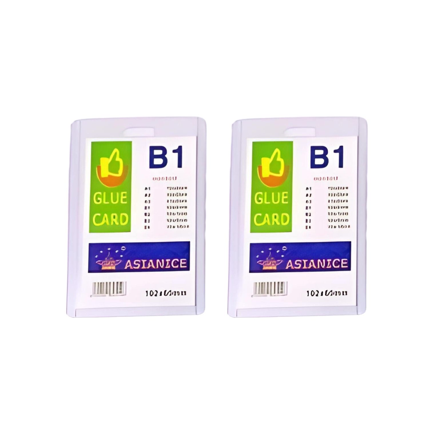 ID Glue Card Thick Horizontal and Vertical option photo