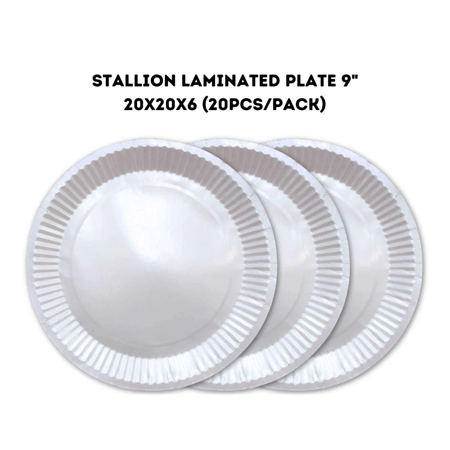 Stallion Paper Plate 9" option photo