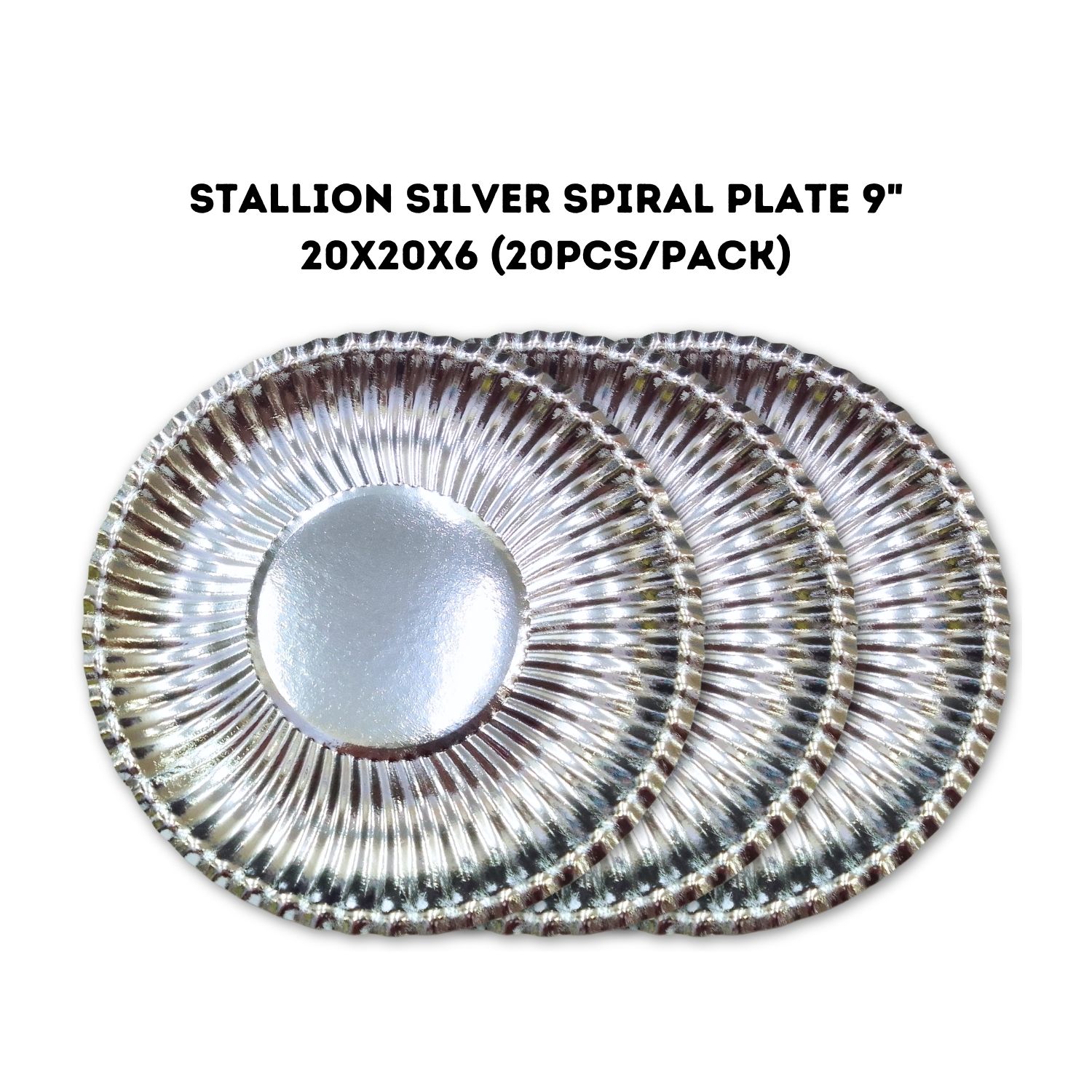 Stallion Paper Plate 9" option photo