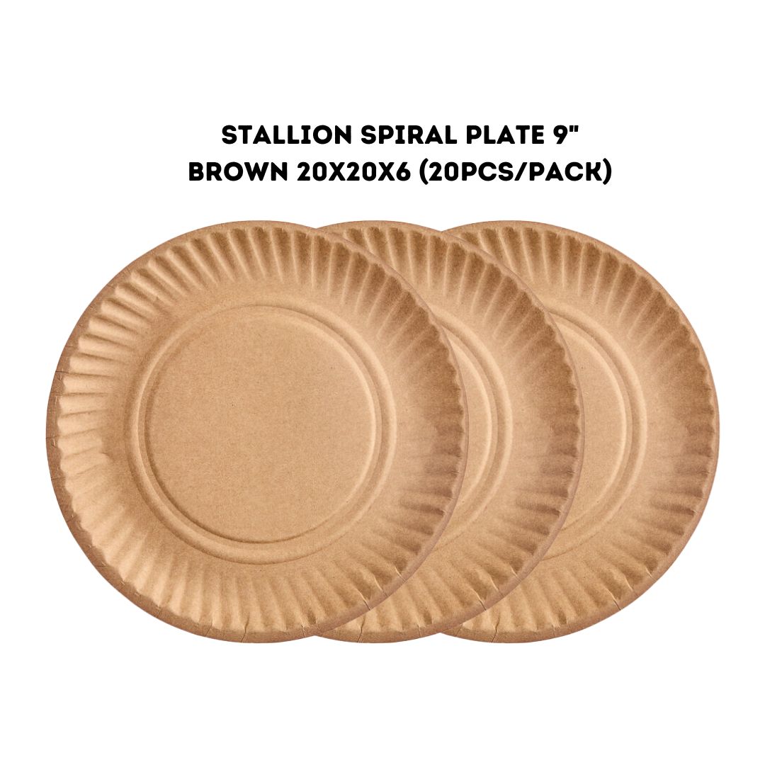 Stallion Paper Plate 9" option photo