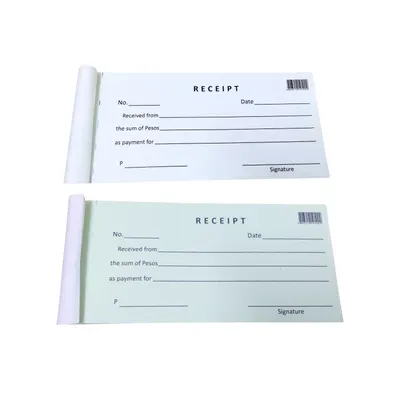 Blank Receipt Ordinary & 2Ply
