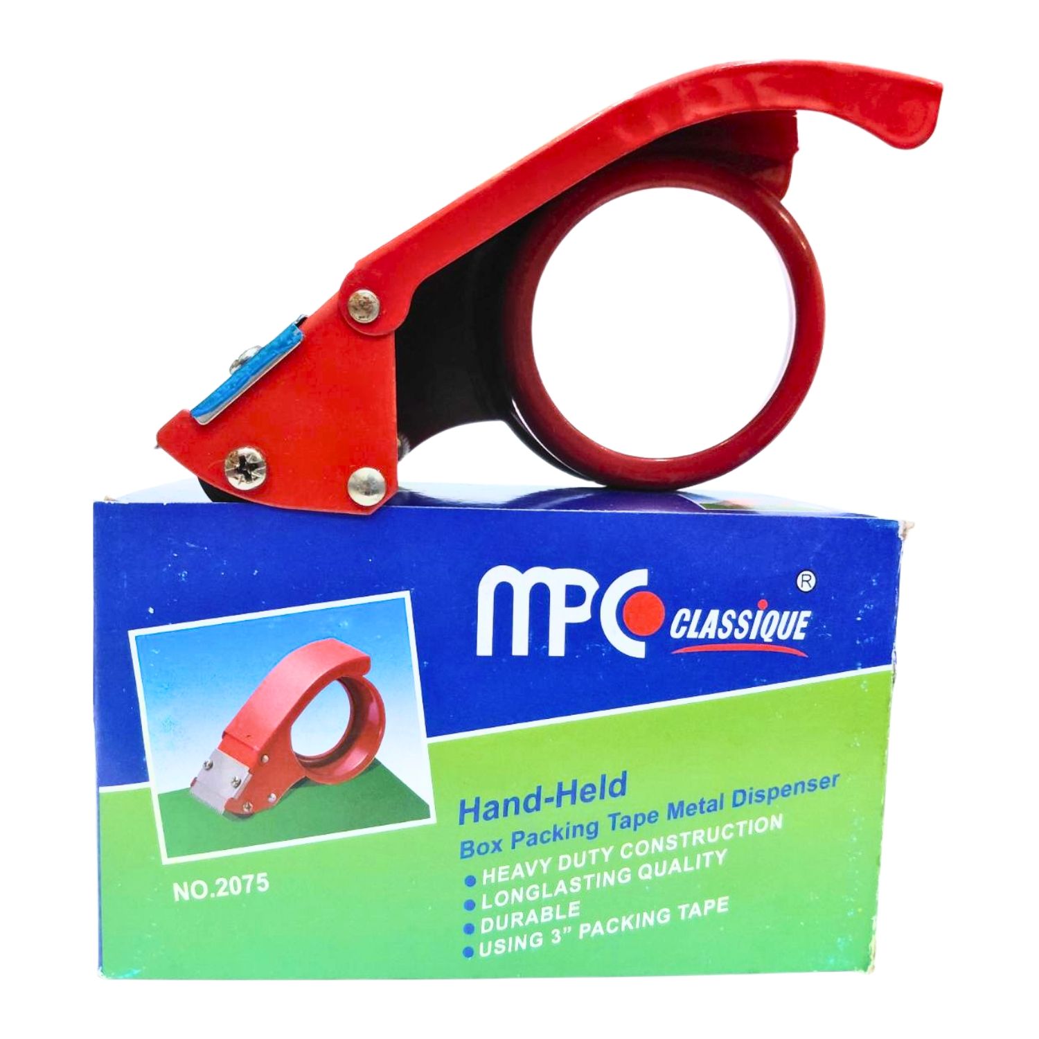 MPC Classique Hand-Held Metal Tape Dispenser 3" No. 2075