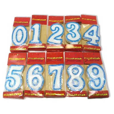 Number Candles 0-9