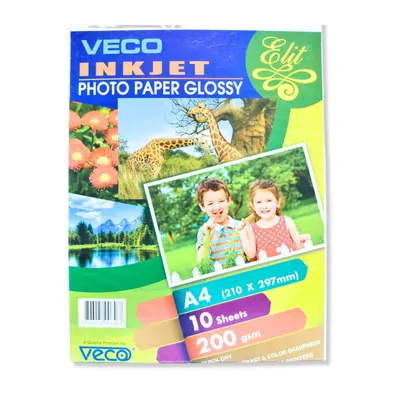 Veco Inkjet Photo Paper Glossy A4 220GSM