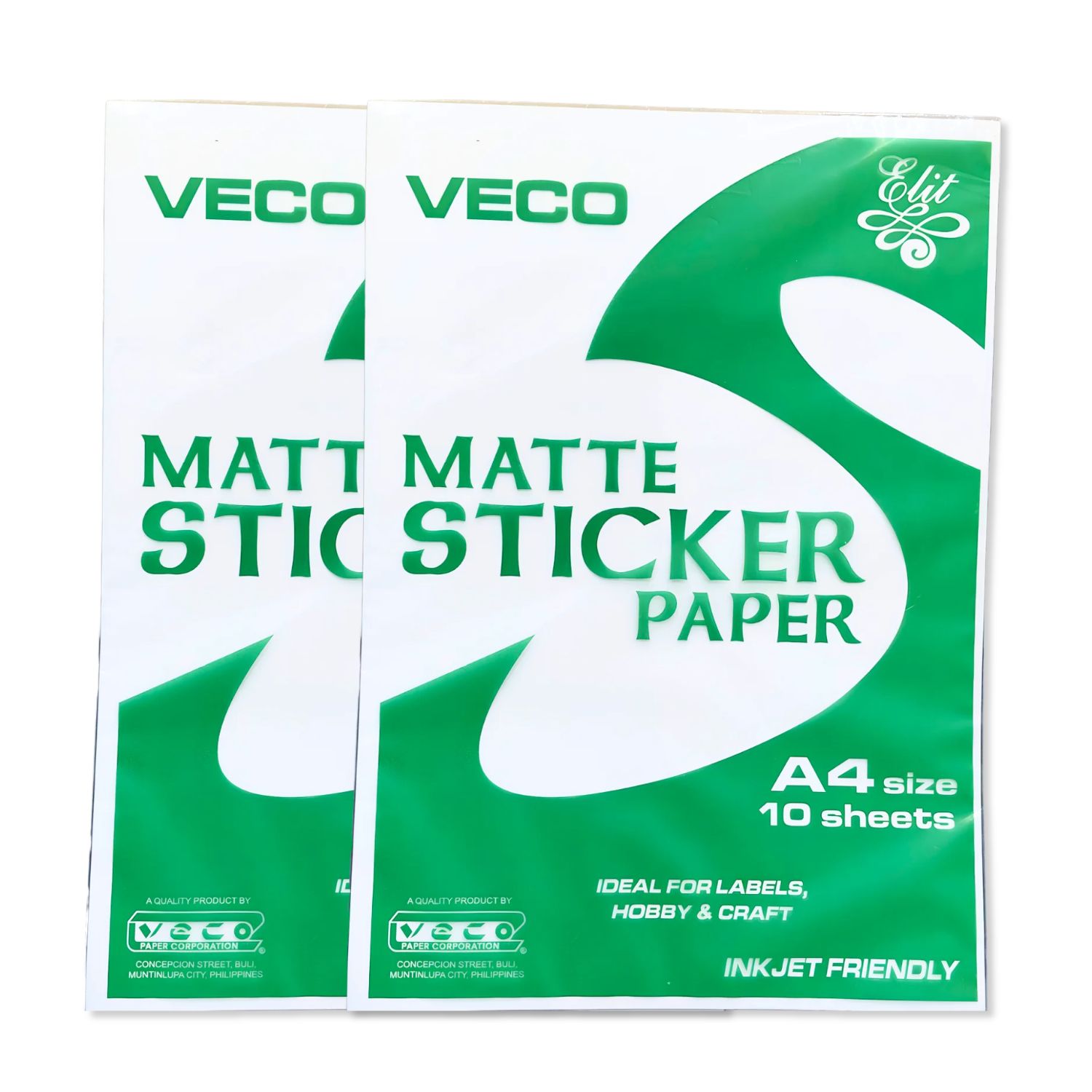 Veco Matte Sticker Paper A4